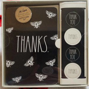 Rae Dunn Bee Thank You Thanks Note Cards New